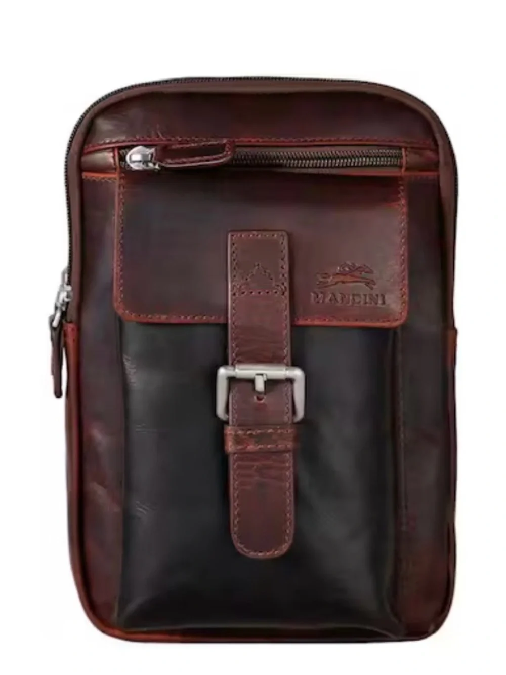 Mancini Buffalo Crossbody Organizer Bag